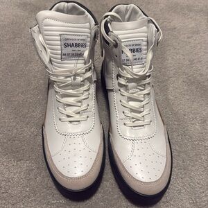 NWOT Shabbies Amsterdam high top sneakers women’s size 9